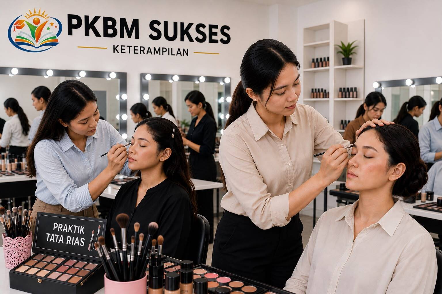 Asah Keterampilan Tata Rias di PKBM SUKSES!